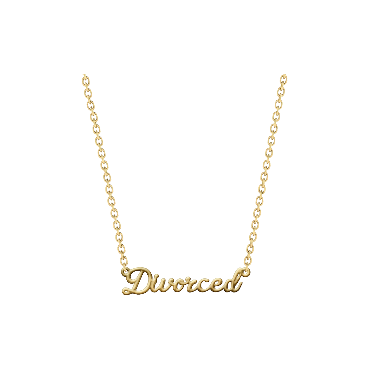 Divorced Necklace